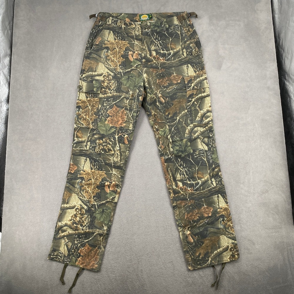 Cabelas Seclusion 3D Camo Cargo Pants Mens 32 Reg Hunting Outdoor 93-1528